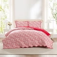 thumbnail image 5 of Hallmark Heart Strings 3-Piece Red/Multicolor Adult Quilt Set, Full/Queen, 5 of 5
