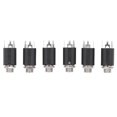 thumbnail image 2 of Audio Socket, Metal Plastic 6 Pcs Widely Compatible 6.35mm Guitar Input Jack  For Equalizer, 2 of 8
