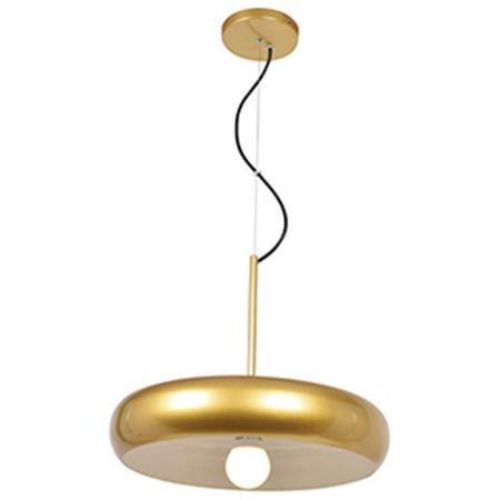 

Access lighting 23883LEDDLP-GLD-WHT 15.5 x 23.75 in. Bistro Round Colored LED Pendant Gold & White