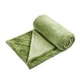 thumbnail image 4 of Home Soft Things Faux Fur Throw - Green Moss - 50'' x 60'', 4 of 7