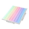 thumbnail image 2 of Zydvens Cute Rainbow Dog Cooling Mat - Channeled Padded Pastel Ombre Pet Bed - Breathable Quilted Summer Mattress Cushion with Assorted Patterns for Indoor Floor Crate Sofa Car Use, 2 of 5