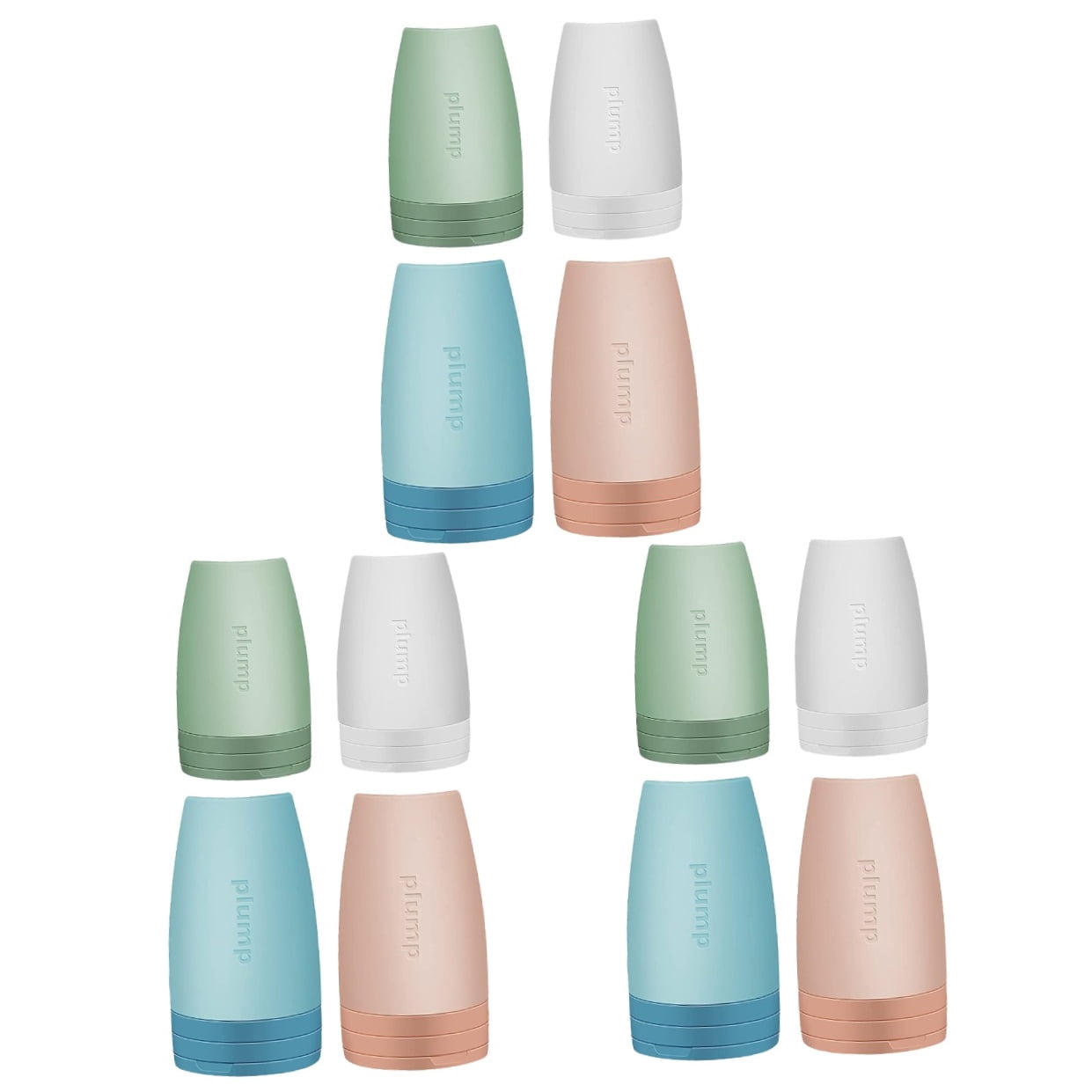GETAJGHSD Refillable Travel Lotion Bottles Assorted Colors Easy to Use 12Pcs