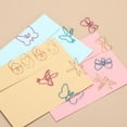 thumbnail image 4 of 40pcs Paper Clip, Bee Shape Paper Clip Small Cute Rust-Proof Metal Strong Durable Bulk for Office Home, 38mm, Rose Gold, 4 of 6