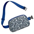 thumbnail image 3 of Dark Blue Christmas Snowflake Pattern Cute Fanny Packs for Women,Travel Waterproof Crossbody Fanny Bags Waist Purse for Women Anti Theft Adjustable Strap for Running Travel Cycling, 3 of 6