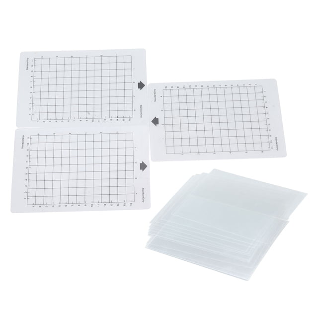 Alfombrilla De Corte De Rejilla, Poliéster Transparente Amplia Aplicación Juego De Hojas De Alfombrilla De Corte Práctico De Trabajo Suave Para Impresión ANGGREK Flexible Plastic Sheet