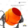 thumbnail image 4 of Mezcladora de Cemento Gladiator Eléctrica 155L 1Hp Naranja, 4 of 8