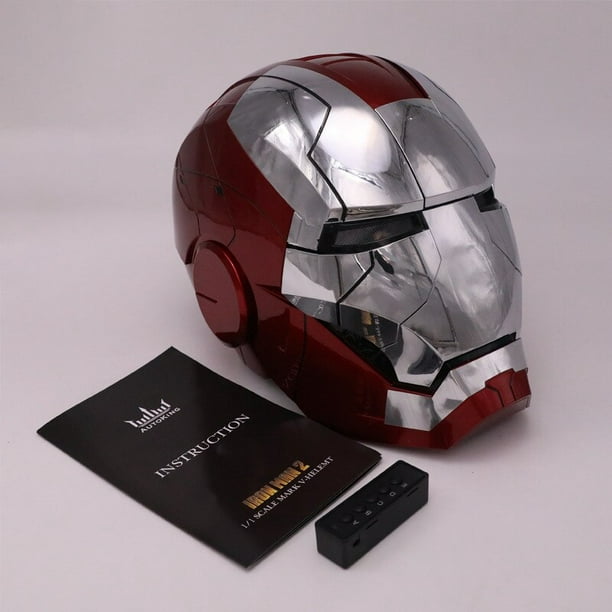 Casque électrique Iron Man MK5, casque de guerre, 1:1 Machine Avengers  Cosplay, ouverture et fermeture