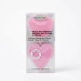 thumbnail image 2 of Skip The Spa Silicone Face Exfoliators Heart Shaped Scrubbers 2-Pack Pink - Purple, 2 of 6