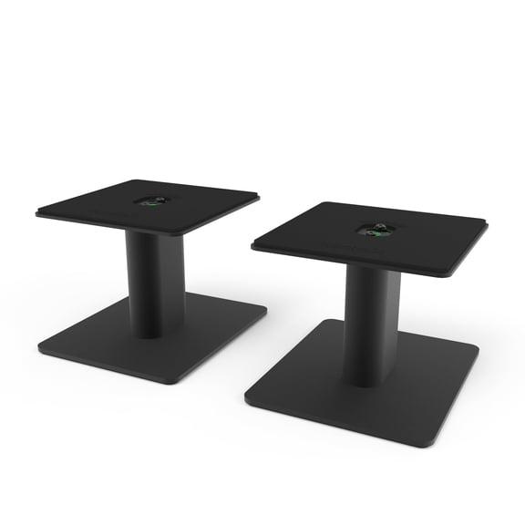Kanto SP6HD Soportes universales para altavoces de escritorio - 6 pulgadas - Paquete de 2 - Acero (negro)