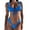 D615/BU1, variant on Afdoent Bikini Sets For Women New Lace Up Bikini Solid Color Split Women's Swimsuit Good Selling Set Beach Swimwear
