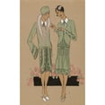 thumbnail image 2 of Anonymous 13x18 Gold Ornate Wood Frame and Double Matted Museum Art Print Titled - Creations Philippe and Gaston - on the Meadow (1927), 2 of 4