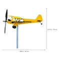 thumbnail image 4 of Gymnture Iron Helicopter Weathervane Stake for Yard Decoration, 4 of 10