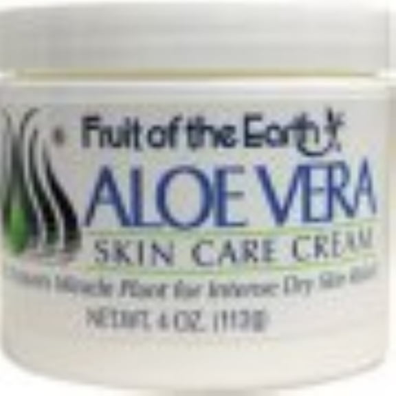 Fruit of the Earth Aloe Vera Cream 4 oz (Pack of 3)