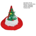 thumbnail image 7 of UDIYO Pet Headgear Pet Christmas Hat Adjustable Ultra-Light Vibrant Color Easy-wearing Dress Up Non-woven Fabric Xmas Tree Elk Style Dog Cat Cosplay Xmas Hat Pet Supplies, 7 of 7