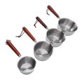 thumbnail image 1 of Small Sauce Pot, Pour Oil Small Pot  Professional 4pcs Wooden Handle  for Kitchen Cooking, 1 of 7