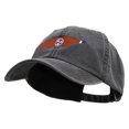thumbnail image 2 of Tennessee State Flap Map Embroidered Big Size Washed Pigment Dyed Cap - Black XL-3XL, 2 of 5