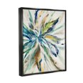 thumbnail image 3 of Stupell Industries Flower Petals Abstraction Abstract Painting Black Floater Framed Art Print Wall Art, 3 of 6