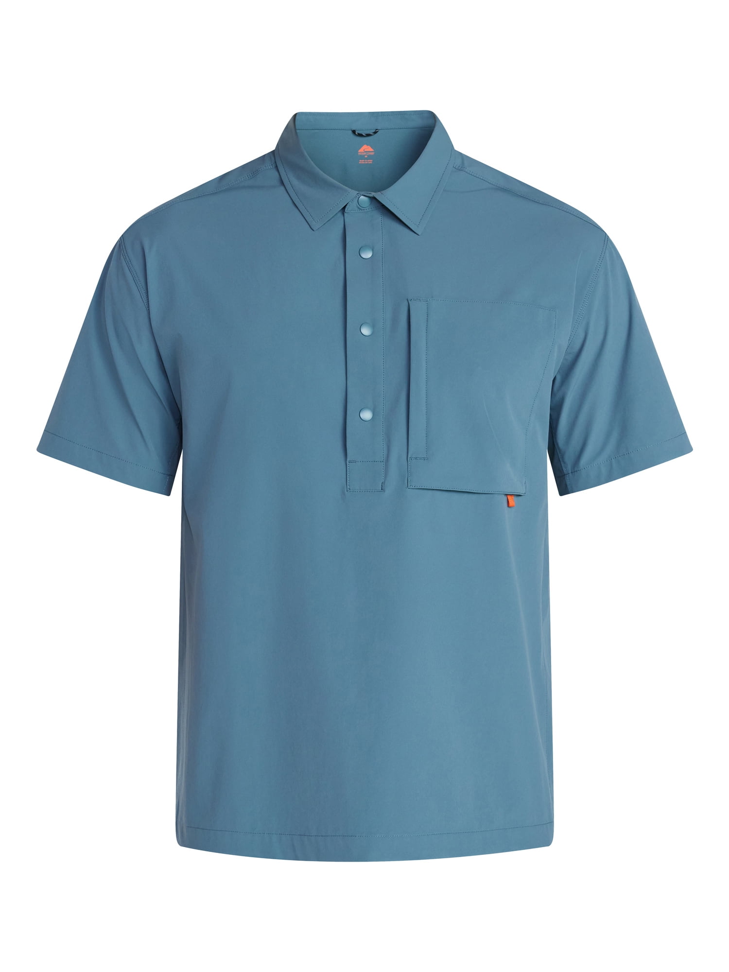 Ozark Trail Men's Popover Shirt with Short Sleeves, Sizes S-3XL