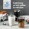 thumbnail image 2 of Hamilton Beach Convenient Craft Single Serve Ground Coffee Brewer, 16 oz., White, 2 of 8