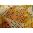 thumbnail image 4 of oneOone Cotton Silk Ucla Gold Fabric Triangle Geometric Craft Projects Decor Fabric Printed By The Yard 42 Inch Wide, 4 of 4