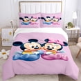 thumbnail image 1 of Disney Mickey Minnie Mouse Quilt Cover Pillowcase Bedding Three Piece Set Multi Size Comforter Duvet Cover Anime Bedding SetsEU Twin 135x200cm Gao Jinjia LED, 1 of 2
