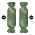 thumbnail image 4 of Candy Pillow With Pillow Core 24.6×9.8in Durable Cord Opening And Closing Design Waterproof And Easy To Install Snake Skin Print Style Lightgreen_4, 4 of 8