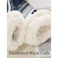 thumbnail image 4 of FEOYA Men's Thermal Socks Warm Slipper Socks Winter Cozy Socks Grip Socks Stockings Floor Socks Extra Thick Socks Breathable Fleece Lining for Walking Home Hiking Business Bed Outdoor Sleeping Cabin, 4 of 9