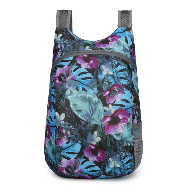 Bolsa plegable Bolsa de almacenamiento portátil ultraligera Bolsa de viaje Mochila impermeable Mochila deportiva para exteriores Bolsa de piel