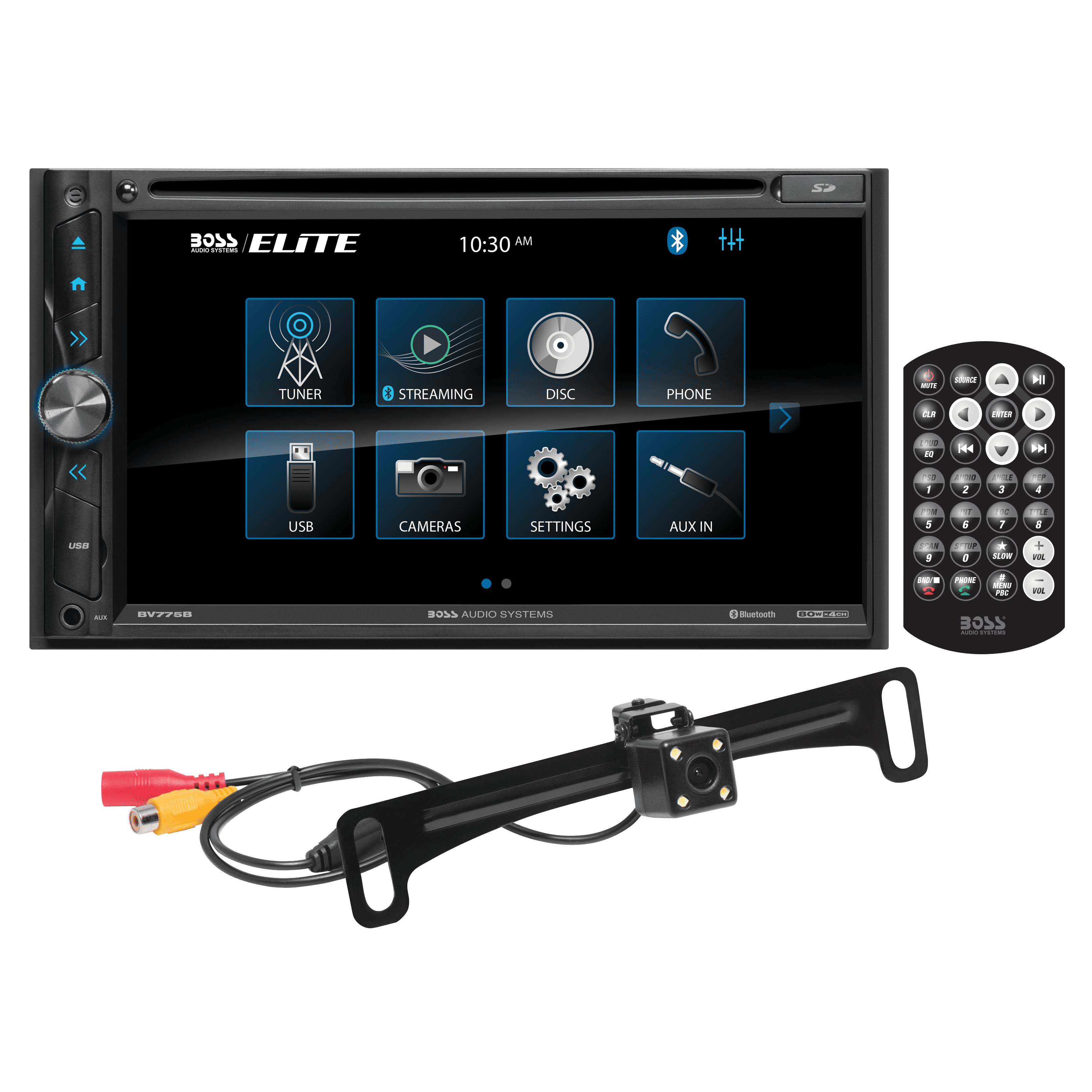 BOSS Audio Systems Elite BV860B Car DVD Player, 7 Inch Touchscreen