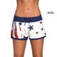 thumbnail image 4 of Traje de baño Ajustable Buena elasticidad Piernas de pantalón ensanchadas Pantalones cortos Traje de baño transpirable Diferentes tamaños Deportes acuáticos Estampado de estrellas blancas 3XL Greeniant OD020167-60B, 4 of 6