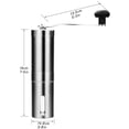 thumbnail image 4 of Manual Coffee Grinder With Adjustable Setting - Beer And Stainless Steel Grinder - Coffee Grinder For Aeropress, Drip Coffee, Espresso, French Press, Turkish Brew, 4 of 5