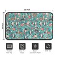 thumbnail image 5 of Pitbull Dog and Flower Floral Door Rugs,Washable Non Slip Door Mats Indoor,Decorative Door Mats,Entry Mat Indoor for Entrance,Bedroom,Kitchen,Bathroom,30"x17", 5 of 6