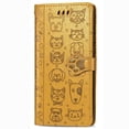 thumbnail image 2 of Étui à Rabat pour FOXDOCK OPPO A52 / A72 / A92, Chat Chien en Relief PU Cuir avec Fentes pour Cartes, Support, 2 of 6
