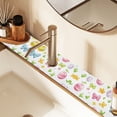 thumbnail image 2 of Yayeee Faucet Mat for Kitchen Sink 14.7" Diatomite Long Splash Guard Pad, Colorful Easter Eggs, 2 Pack, 2 of 7