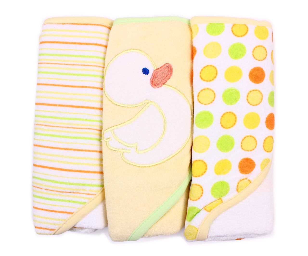Amazon.com : Spasilk Baby 3 Pack Soft Terry Hooded Towel Set