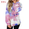 thumbnail image 1 of Sudadera con capucha estampada teñida Suéter con capucha casual de mujer Sudadera con capucha de manga larga Top Sweethay AP000139-25B, 1 of 7