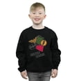 thumbnail image 2 of DC Comics Boys Justice League Spray Logos Sweatshirt, 2 of 3