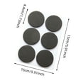 thumbnail image 3 of Furniture Chair Leg Pads - Furniture Silencers Sticky Pads for Table & Sofa Legs Solution for Scratches and Noise Reduction 12PCS, 3 of 7