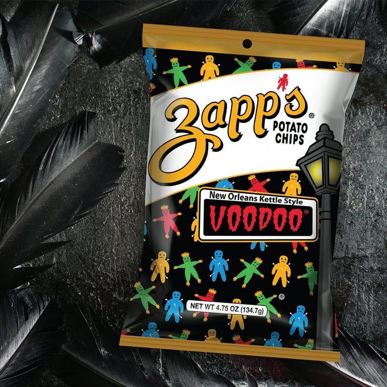 Zapp's Voodoo New Orleans Cajun Kettle Cooked Potato Chips, Gluten