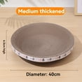 thumbnail image 4 of Bol Grattoir pour Chat en Papier Ondulé Écoresponsable - Grand Design Rond (Diamètre 17,7 Pouces x Hauteur 2,8 Pouces) / Robuste, Inodore, Lit pour Chat Multifonction et Aiguiseur de Griffes avec Texture Concave-Convexe pour, 4 of 6