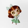 thumbnail image 2 of CafePress - The Day Of The Dead Vintage Doll - Trucker Hat - Polyester Foam Front and Nylon Mesh Weave Back, 2 of 8