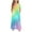 Multicolor, variant on ATOGUTA Girls Birthday Dresses Short Sleeve Floral Print Loose Casual Long Maxi Dress with Pockets Multicolor, Size 4-14 Years