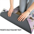 thumbnail image 3 of Cute Pitbull Terriers Dog and Flower Hot Yoga Mat Towel Non Slip for Hot Yoga - Quick-Drying Yoga Mat Cover with 4 Corner Pockets with Travel Bag - Hot Yoga Towel Non Slip 70"x26", 3 of 6