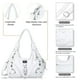 thumbnail image 5 of Bolso de mano Angelkiss de piel lavada para mujer, color blanco, 5 of 6