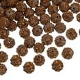 thumbnail image 1 of Unique Bargains 100Pack 8mm Rhinestone Clay Beads, Polymer Clay Crystal Bead Bulk for DIY Bracelet (Tea Brown), 1 of 7