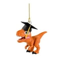 thumbnail image 1 of Graduation Hat Dinosaur Ornament - Creative Acrylic Pendant for Christmas Tree & Home Decor, 1 of 5