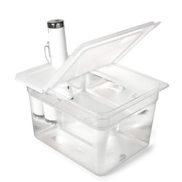 Collapsible Hinged Lid For Sous Vide - Fits Anova Nano & Instant Pot (Works With Everie EVC-12 Container)