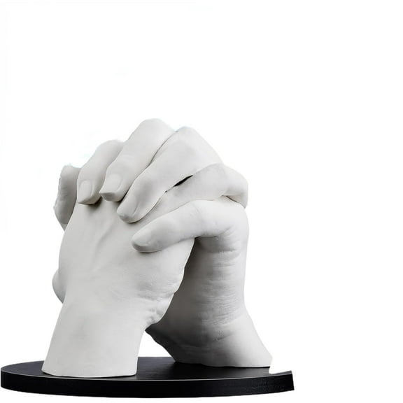 AllWays Plaza Hand Casting Kit, Couples with Practice Kit, Hand Mold Kit for Adults & Kids, Romantic Anniversary Wedding Birthday for Her or Him,Boyfriend Girlfriend Unique