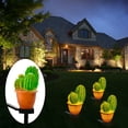 thumbnail image 2 of Lámpara De Paisaje De Planta De Plástico Con Forma De Cactus Simulada Luz Cálida Lámpara De Paisaje De Carga Solar Lámpara De Decoración Impermeable Para Jardín Patio Pasarela Lateral Speravity HA019695-00, 2 of 5
