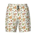 thumbnail image 4 of Lsque Mens Swim Trunks Squirrel And Mushroom Pattern - Bathing Suit Compression Liner - Beach Swim Shorts Swimwear - (S-3XL) - Stretch Quick Dry -XX-Large, 4 of 9